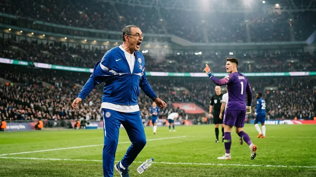 How Kepa Defied Maurizio Sarri in Front of 81,000 Fans at Wembley