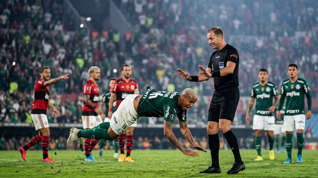 Why Deyverson Collapsed After Referee Néstor Pitana Tapped His Back in a Final